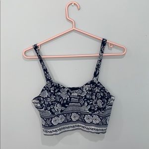 American Eagle Outfitters Matching Blue Floral Set
